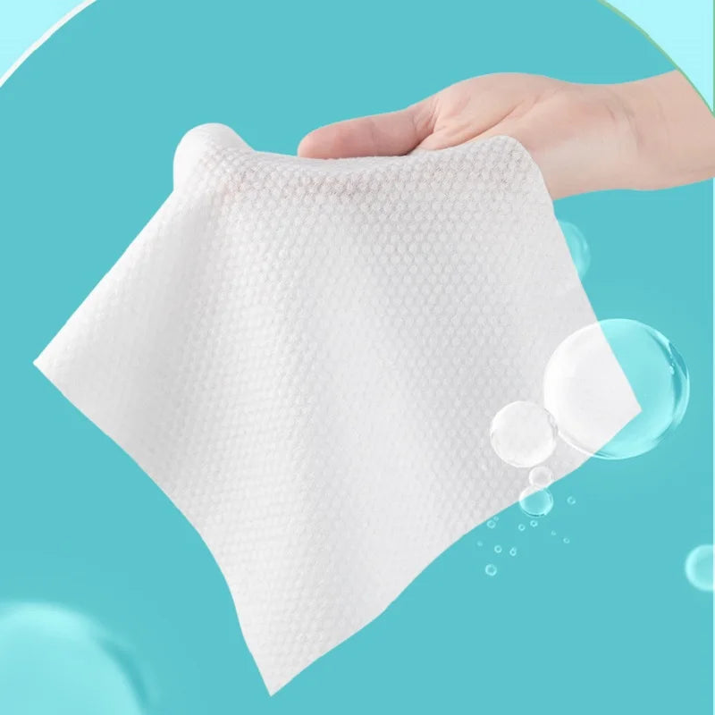 Skin Help Zone Disposable Cotton Face Towel Soft Makeup Removing Wipes 100PCS