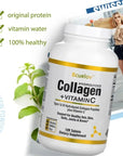 Bcuelov Collagen Vitamin C Support For Healthy Hair, skin, Nail 120 Capsules Dieatary Suppllement