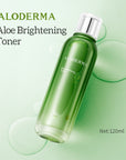 ALODERMA Aloe Brightening Skincare Set Toner Cream 5PCS