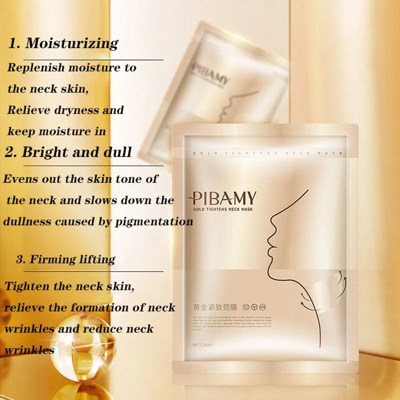 Gold Firming Neck Mask Anti Wrinkles skincare Neck Beauty Necks Skin Care Products