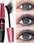 Waterproof Black Mascara,  4D,  Curling,  Thick,  Quick Drying Non-blooming Mascara