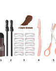 EELHOE One Step Eyebrow Shaping Kit Professional