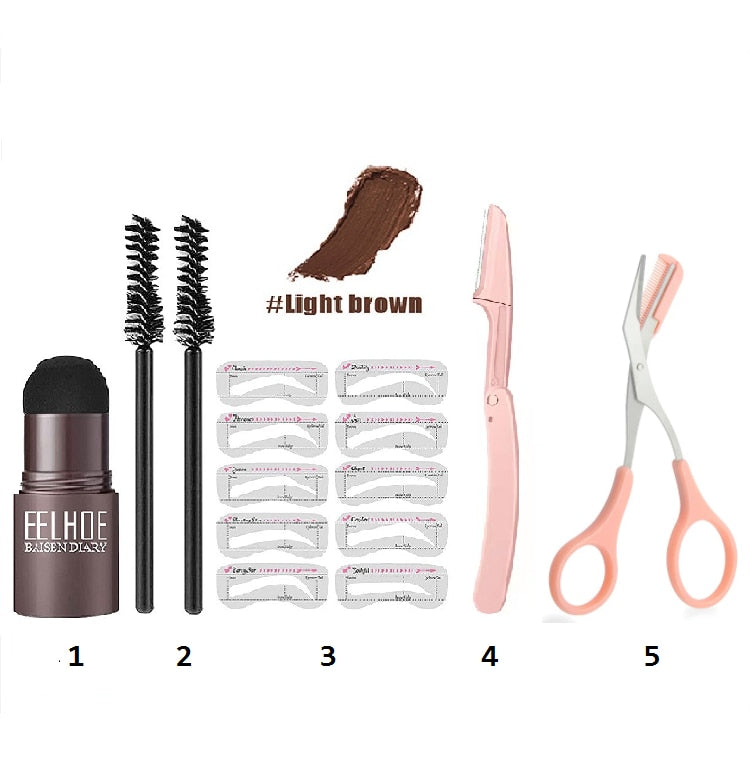 EELHOE One Step Eyebrow Shaping Kit Professional