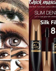 1Pcs 8D Silk Fiber Lash Mascara Waterproof Mascara for Eyelash Extension Black Thick Eye Lashes Curler Cosmetics Eye Makeup