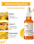 Vitamin C Wrinkle Remover Face Serum Lifting Firming Fade Fine Lines Anti-aging Essence Whitening Brighten Nourish Skin Care