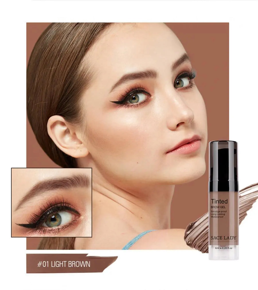 SACE LADY Waterproof Eyebrow Gel Makeup Shade For Eye Brow Tint Natural Enhancer Make Up Cream 6ml