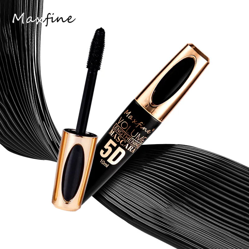 MAXFINE 5 Color Mascara Lash Thick Curling waterproof Lasting Lash Dyeing Cream