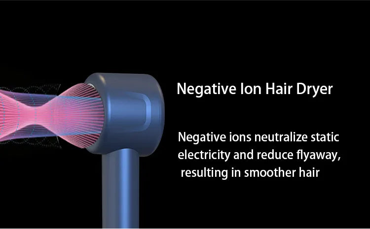 Leafless Hair Dryers Professional  Blow Dryer Negative Ionic Blow Hair Dryer For Home Appliance With Salon Style