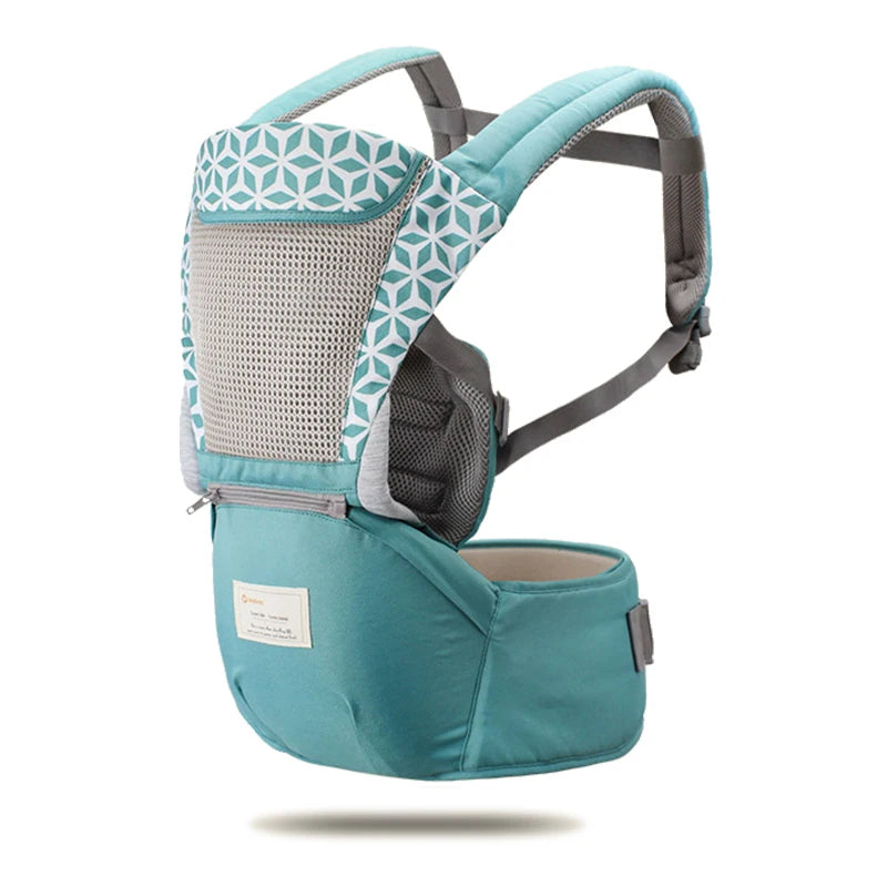 Premium Ergonomic Baby Carrier with Breathable Backpack and Hipseat