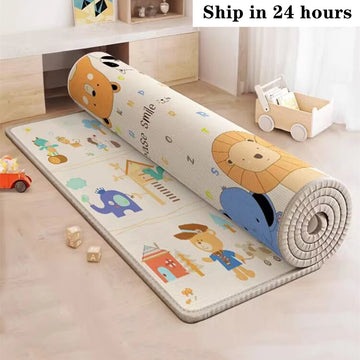 Non-toxic Thick EPE Environmentally Friendly Baby Crawling Play Mat: Folding Carpet for Children's Safety, Kid Rug Playmat