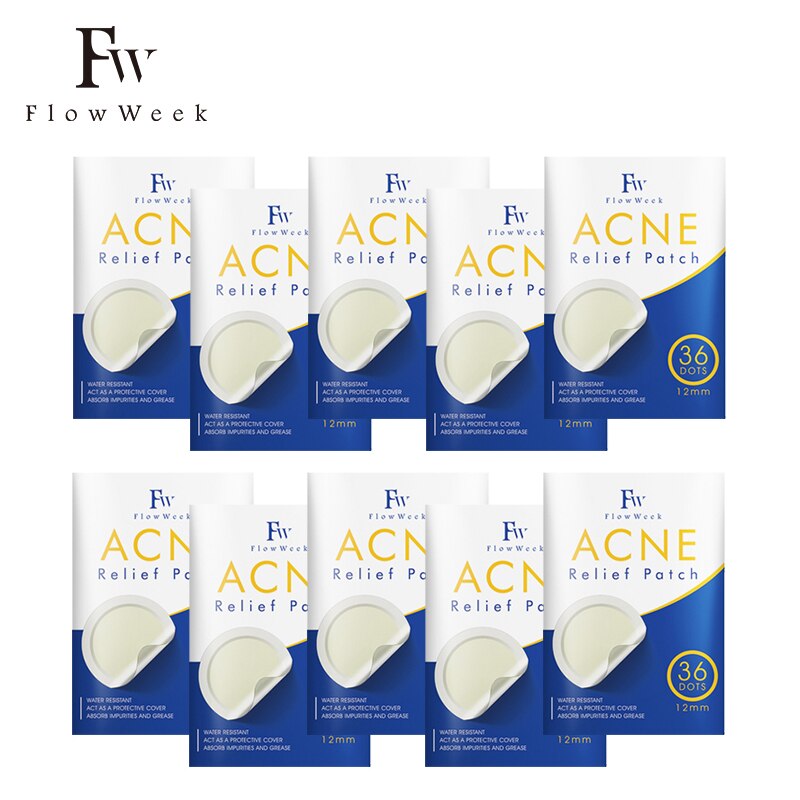 Flow Week Acne Pimple Patch Stickers 36 Dots 12mm