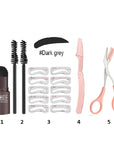 EELHOE One Step Eyebrow Shaping Kit Professional