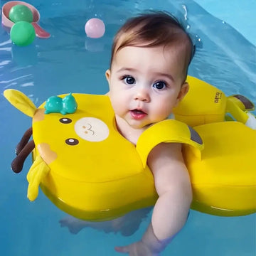 Non-Inflatable Baby Swimming Pool Floats: Buoyant Swim Ring for Infants and Toddlers (6-36 Months)