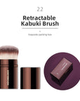 Hourglass Retractable Double-Ended Lip Makeup Brushes