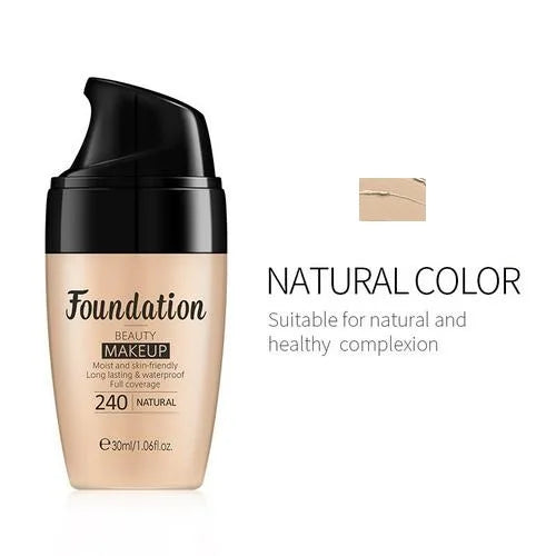 Face Foundation Cream Waterproof Long-lasting Concealer Liquid Professional  Matte  Makeup