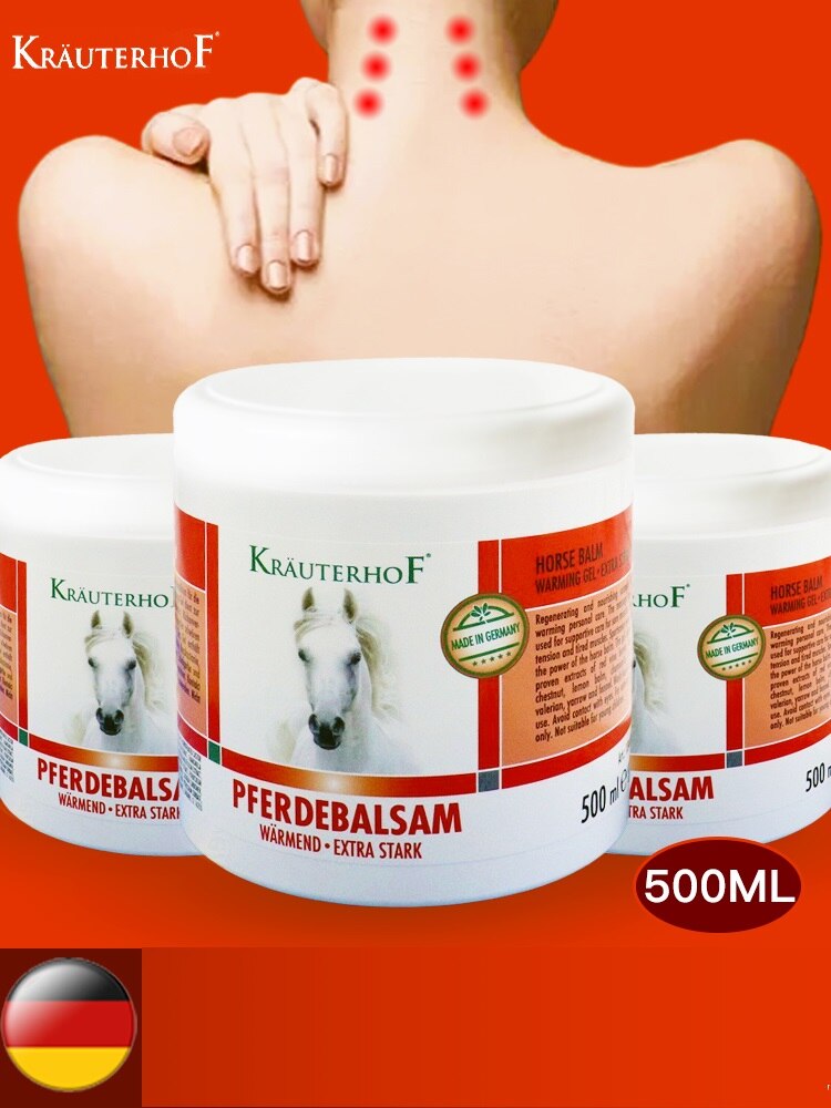 Krauterhof Pferdebalsam Massage Warming Gel 500g