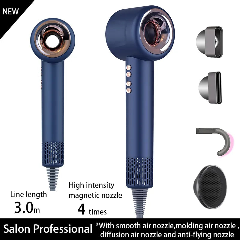 Leafless Hair Dryers Professional  Blow Dryer Negative Ionic Blow Hair Dryer For Home Appliance With Salon Style