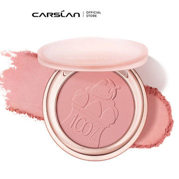 CARSLAN 6 Colors Sweet Face Blush Palette Velvet Matte Light Shimmer Blusher