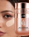 Butterfly Air Cushion BB Cream Lasting Powder Puff  Waterproof Makeup