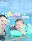 Mambobaby Non-Inflatable Baby Float: Waist Swimming Ring and Swim Trainer for Kids, Perfect Beach and Pool Accessory