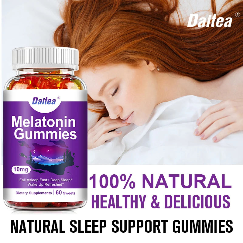 Melatonin Gummies Supplements - Helps Relieve Insomnia 10kg For Women and Men