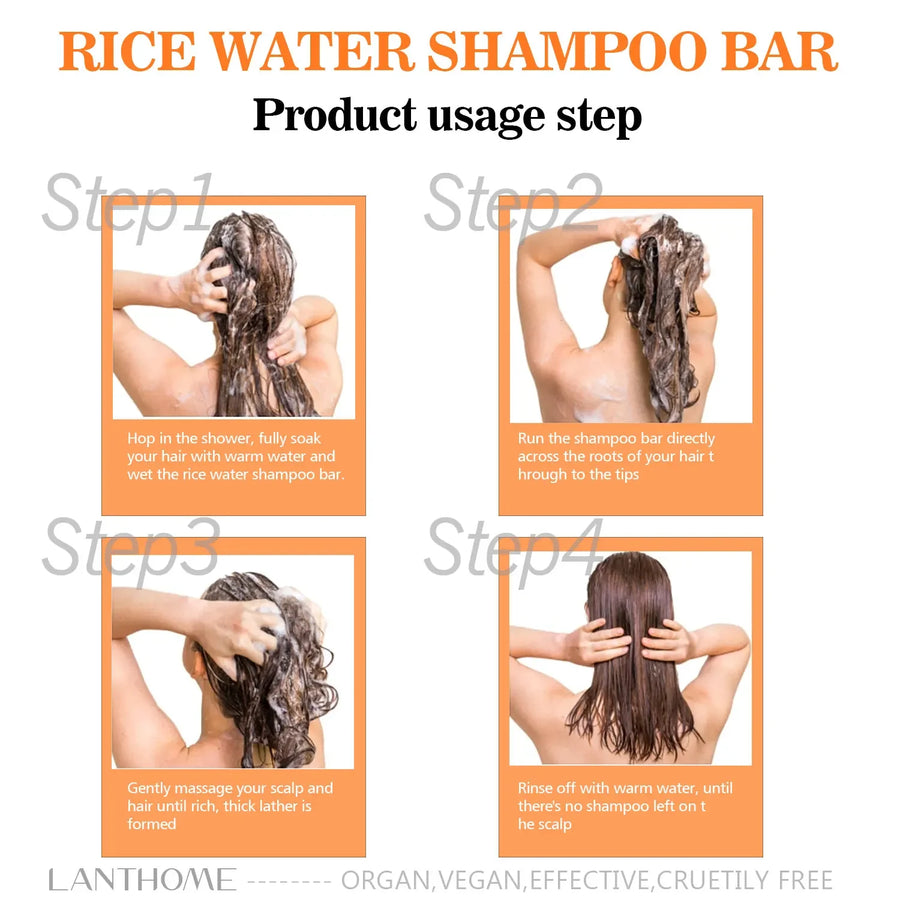 Rice Water Shampoo & Conditioner, 2 in 1  100g / 3.4 oz