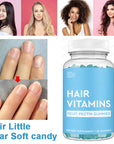 Hair Jelly Collagen Vitamin Promote Hair Growth and  Biotin Gummy Hair Growth 2 Bottles