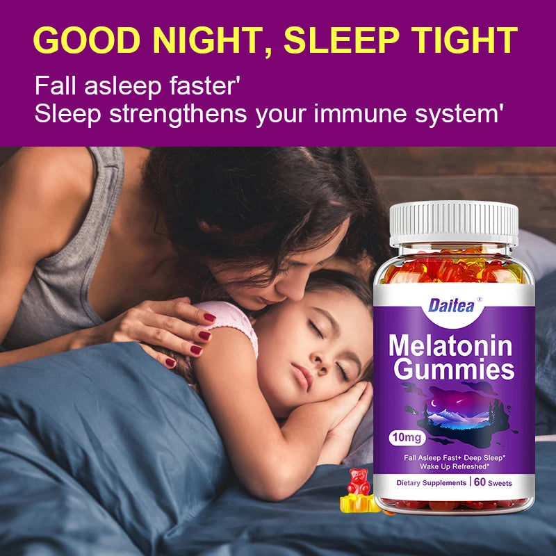 Melatonin Gummies Supplements - Helps Relieve Insomnia 10kg For Women and Men