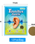 72pcs=6bag Tinnitus Patch Ears Acupoint Stickers Tinnitus Plaster Dizziness nausea Otitis Media Ear Buzzing Sound Ear Pain A1029