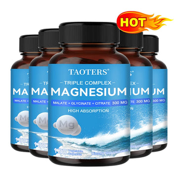 Magnesium Complex Capsules - Bone, Muscle and Heart Health Supplement Improvement