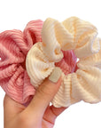 Hair Scrunchies Velvet Solid Color Hair Bands 7Pcs/Set