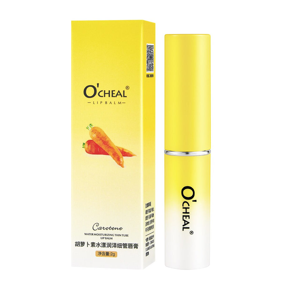 OCHEAL Carotene Water Moisturizing Thin Tube Lip Balm