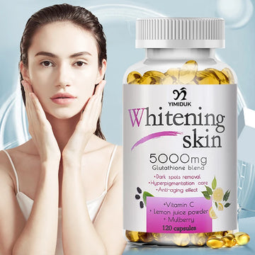 YIMIDUK Natural Skin Whitening Effect Collagen Rich Facial Formula for Radiant Skin 5000mg