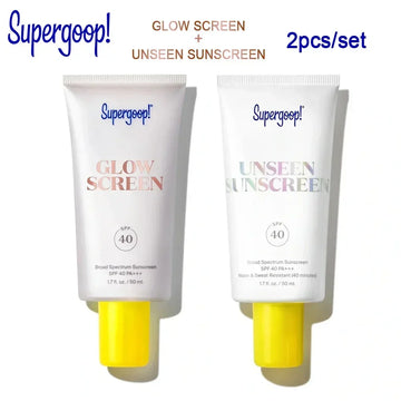 Supergoop  Glowscreen Unseen Sunscreen Broad Spectrum Face Beauty Health Make Up Maquiagem