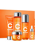 Vitamin C Face Skin Care Set  - Whitening Face Cream , Dark Spots Serum,  Eye Cream,  Toner,  Facial Cleanser,  Moisturizing Kit