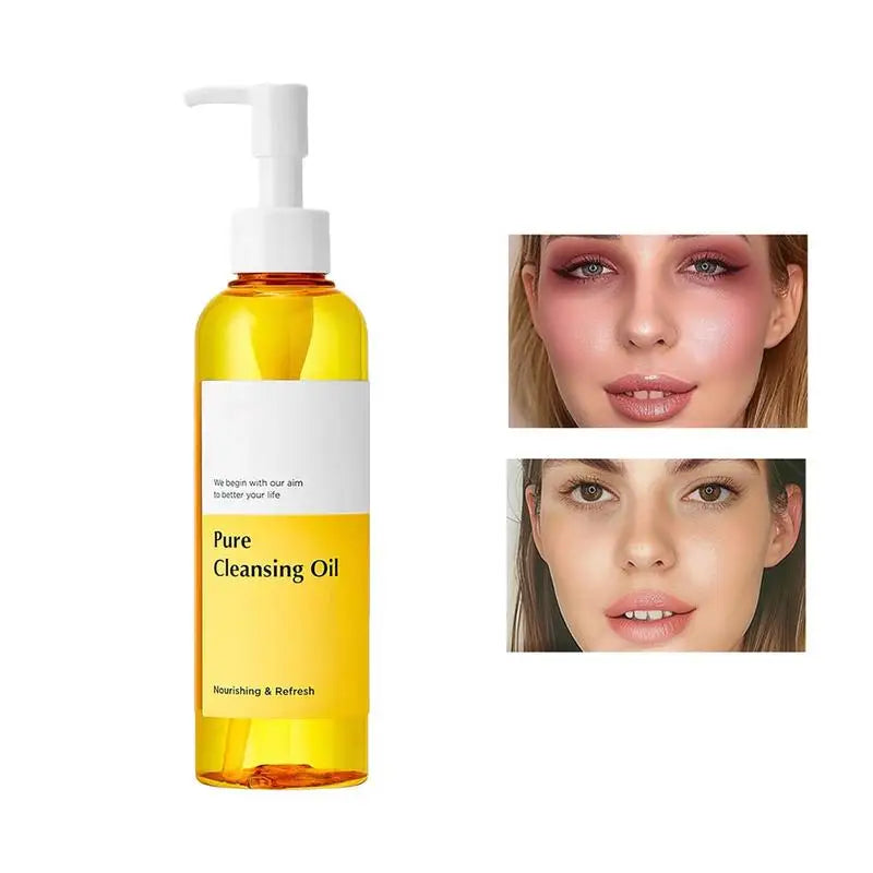 Makeup Remover Oil Facial Soothing Cleansing Oil Low Sensitivity Design Daily Makeup Remover for Face Eyes Lips and Other Places