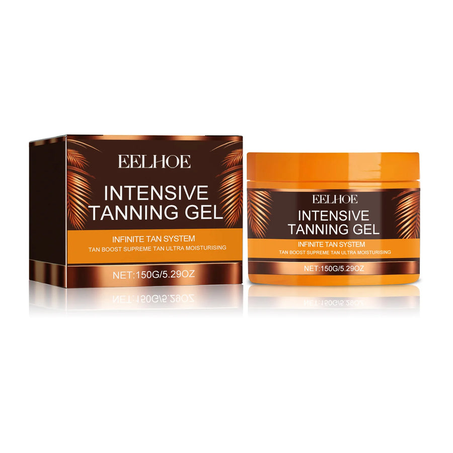 EELHOE Intensive Tanning Gel - Body, Face Bronzer Sun Tan Booster 150g / 5.29 OZ