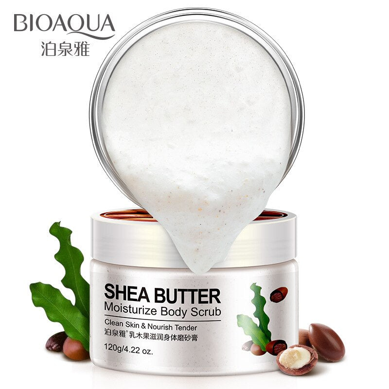 BIOAQUA  Body Scrub SHEA BUTTER  Body Lotion 120gm