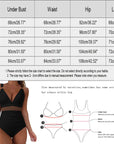 Split Swimsuit Summer Swimwear Solid Color High Waisted Bathing Bikini Set