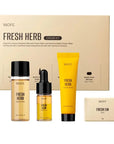 Nacific Fresh Herb Origin Kit Herbal Beauty Korean  Soap 30g+Toner 30ml+Serum 10ml+Cream 20ml