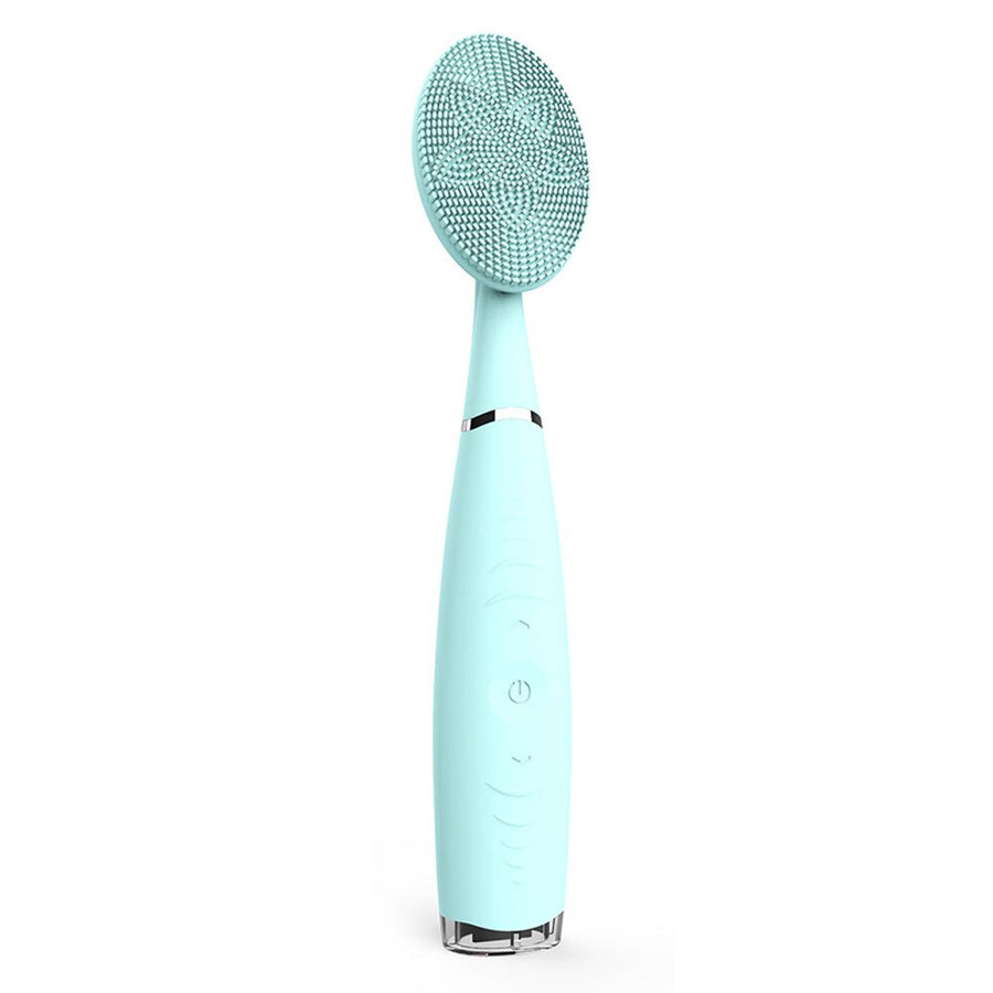 Facial Cleanser USB Rechargeable Brush Silicone Waterproof Brush Washing Brush Skin Massager