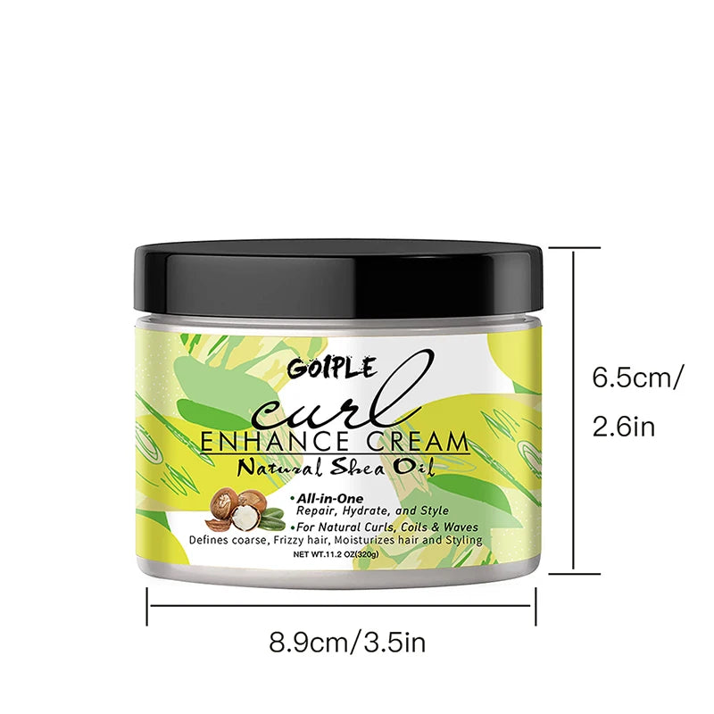 GOIPLE Natural Curly Boost Sculpting Hair Bounce Essence for Female Women Repair Hair Care Elastin Define Curling Enhance Cream