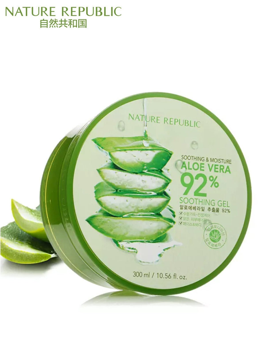 NATURE REPUBLIC Soothing Moisture Aloe Vera 92% Soothing Gel 300ml