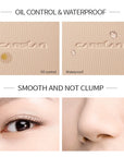 CARSLAN Long-lasting Oil Control Pressed Powder Matte Waterproof Conceale Makeup