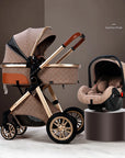 2024 New baby stroller High landscape 3 in 1 baby carriage Luxury Baby Pushchair Baby Cradel Infant Carrier kinderwagen baby car