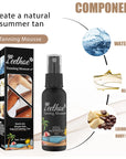 EELHOE Body Quick Tanning Spray Create A Natural Summer Tan Bronzer In Sun-free Beach Lotion