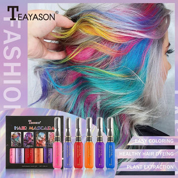 Disposable hair dye Hair highlight Colorful Chalks for Girls Hair cires pour cheveux chalk / 181.6g