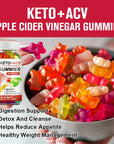 Keto Apple Cider Vinegar Gummies for Weight Loss and Burn Fat Slimming Belly Powerful Abdominal Fat Burning