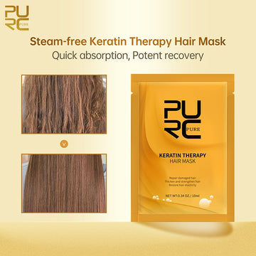 PURC Pure Keratin Therapy Hair Mask 10ml / 0.34 OZ.