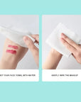 Skin Help Zone Disposable Cotton Face Towel Soft Makeup Removing Wipes 100PCS